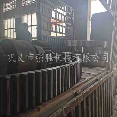 回转窑大齿圈滚圈制作加工 回转窑成套配件