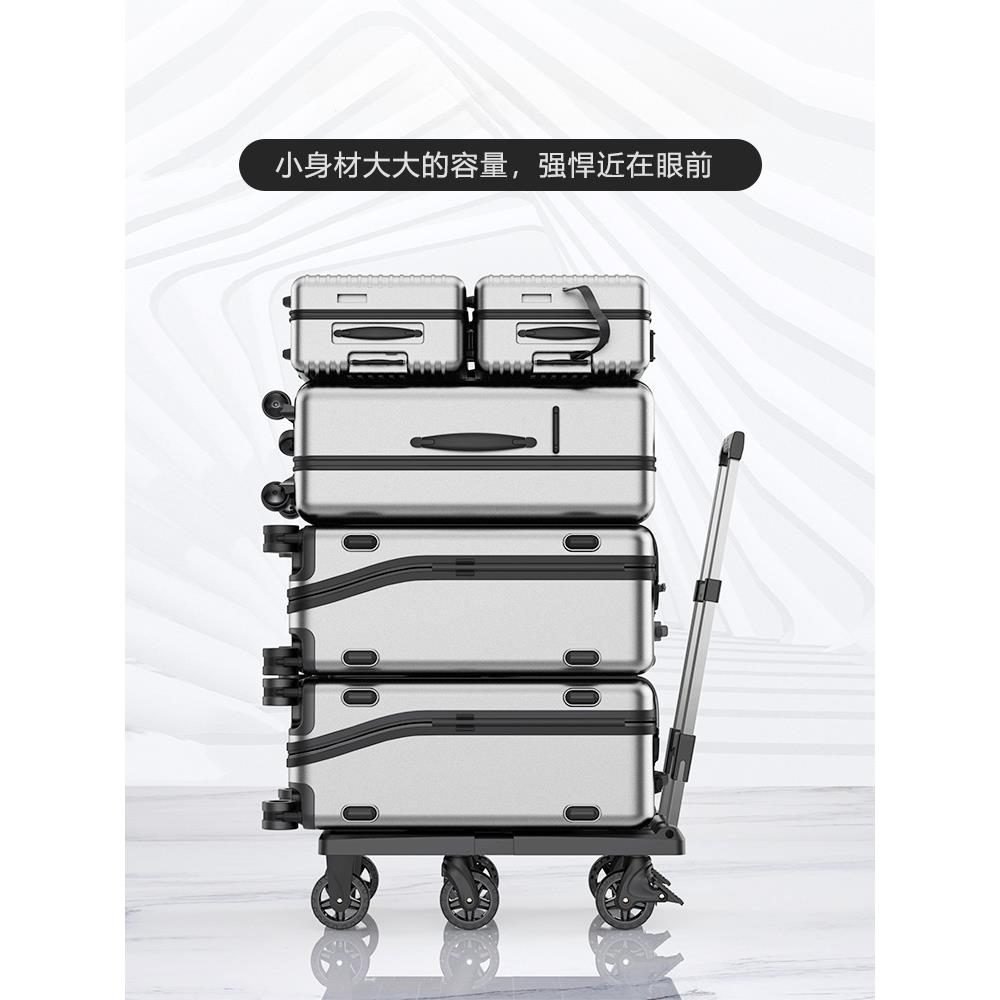 延宗家用小推车拉货手拉车折叠便携手推车买菜车小拉车拖车静音