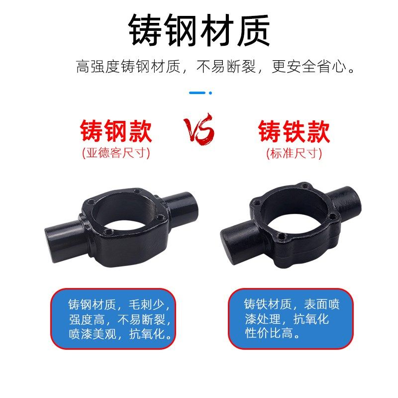 亚德客SC气缸附件h中间耳轴TC-32-40-50-63-80-100-铸钢精品中摆