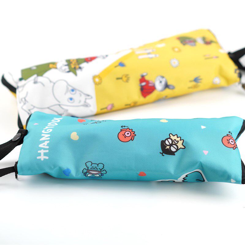 卡通姆明伞套遮阳伞雨罩折叠便A携收纳伞包吸水雨傘套环保草莓熊