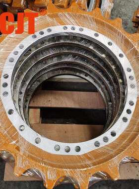 工程机械驱动齿轮牙盘矿山淬火锻造沃尔沃挖掘机齿圈泉州锦泰CCJT