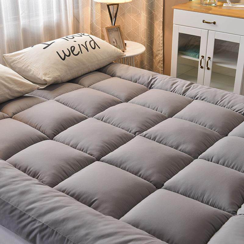 加厚12厘米羽绒棉床垫可折叠榻榻米五酒店软床褥1.5m1.8m龙全