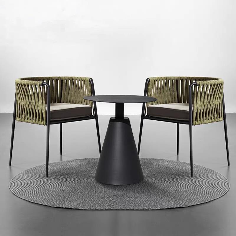 室外防水防晒藤椅户外桌椅庭院花园露天阳台休闲藤编桌椅组合家具