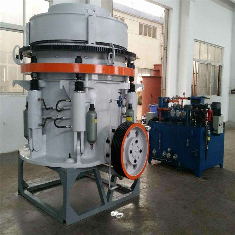 圆锥破破碎机采用的是物料分层选择破碎破碎腔填满给料，玄武岩