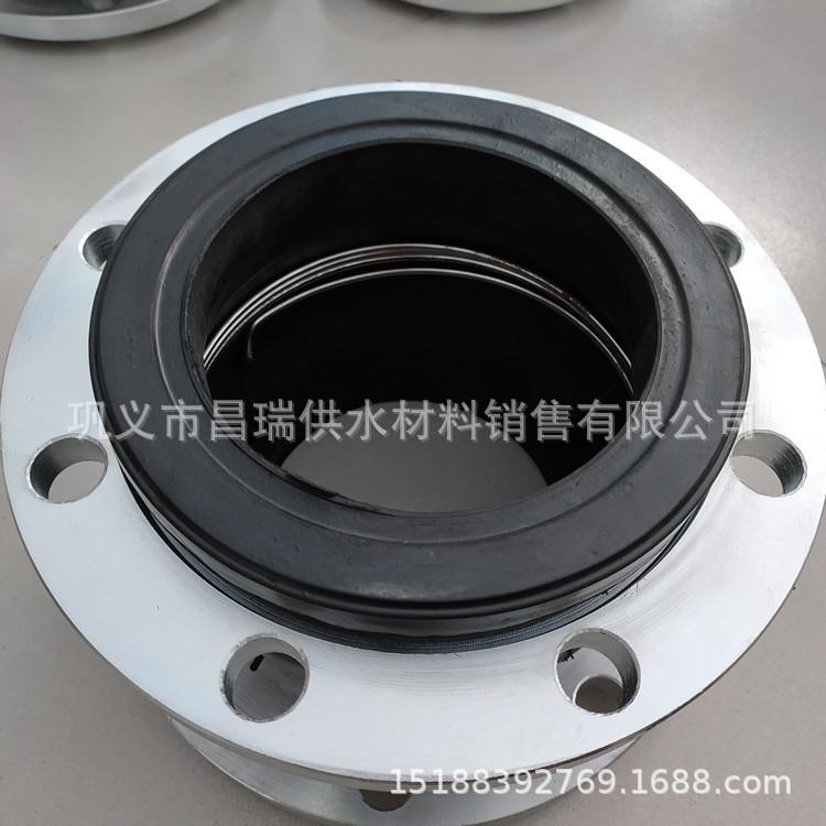 耐负压橡胶接头 内置负压环橡胶柔性软接头挠性软连接膨胀节DN80