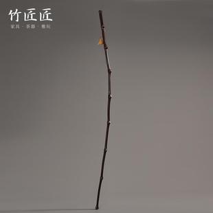 文人筇竹罗汉竹文天祥竹手杖行山登山杖拐杖文玩户外实用轻巧筇杖