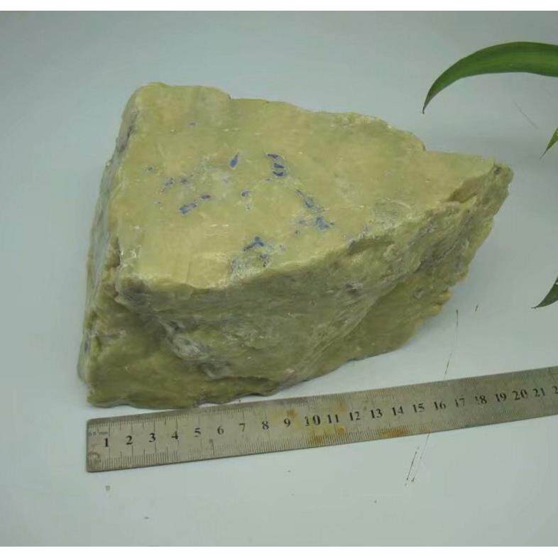 66号青田石蓝带蓝花冻原石石料4.4公斤摆件假山料金石篆刻寿山石