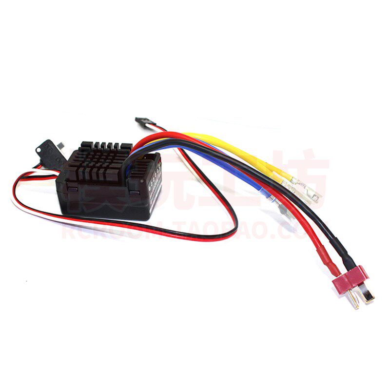 好盈880一拖二防水有刷电调RTR双驱攀爬大脚短卡遥控车拖网打窝船