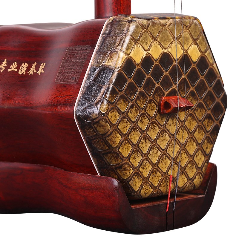 紫檀木镂空二胡码子琴码莲花型形专业二胡大音量实木马子乐器配件
