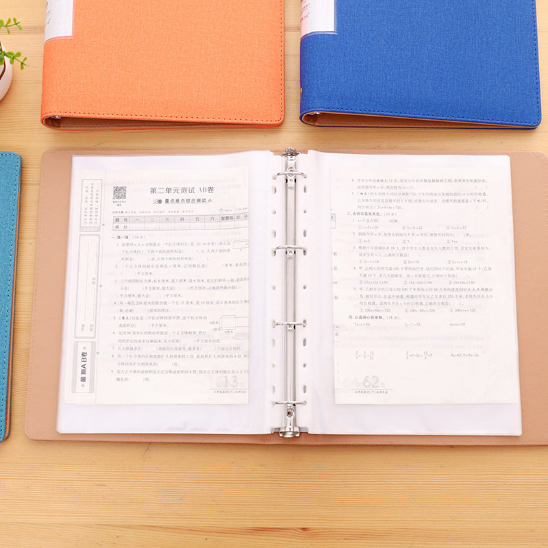 文件夹 资料册收纳透明资料夹A4纸插页袋办公多层钢琴乐谱夹定制