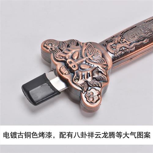 全金属太极伸缩剑不锈q钢健身折叠表演道具剑收缩男女晨练剑加 新