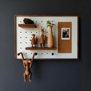 黑胡桃实木电表遮挡箱弱电配电盒多媒体wife集电箱装饰画框置物架