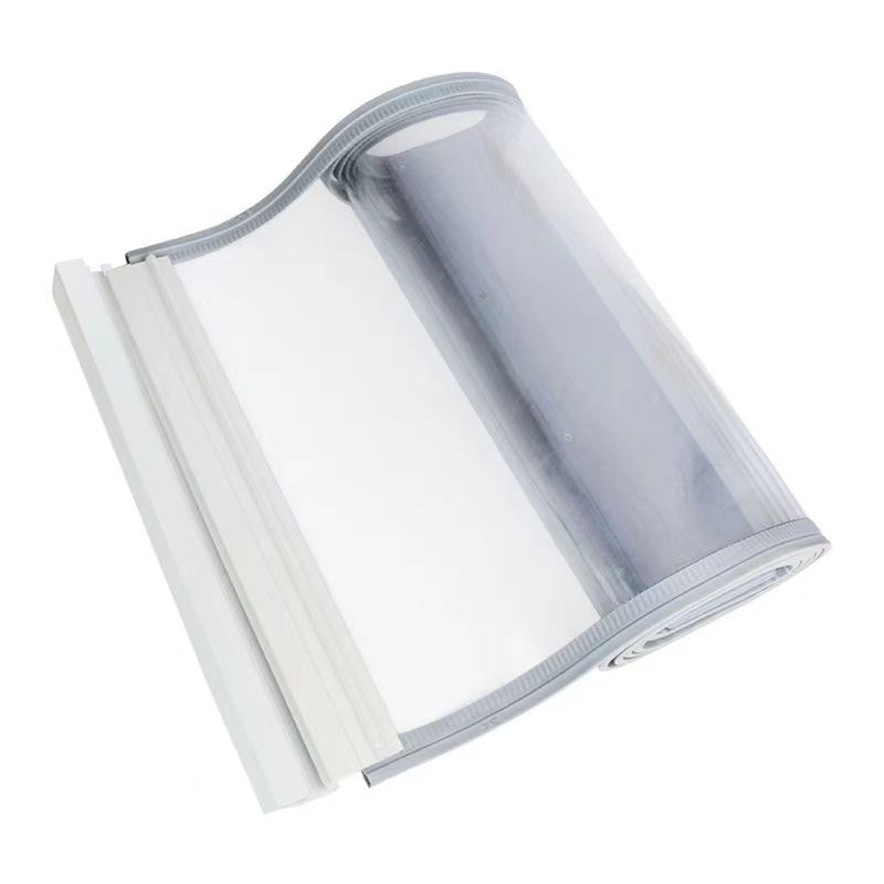 滑动帘新款皮空调商用吸平移门帘透明防风门帘保暖磁超市