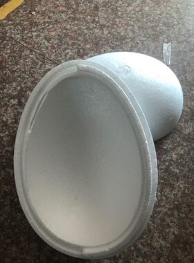 促销白色空心保丽龙球蛋r型泡沫球DIY手工美术彩绘模型鸡蛋恐龙蛋