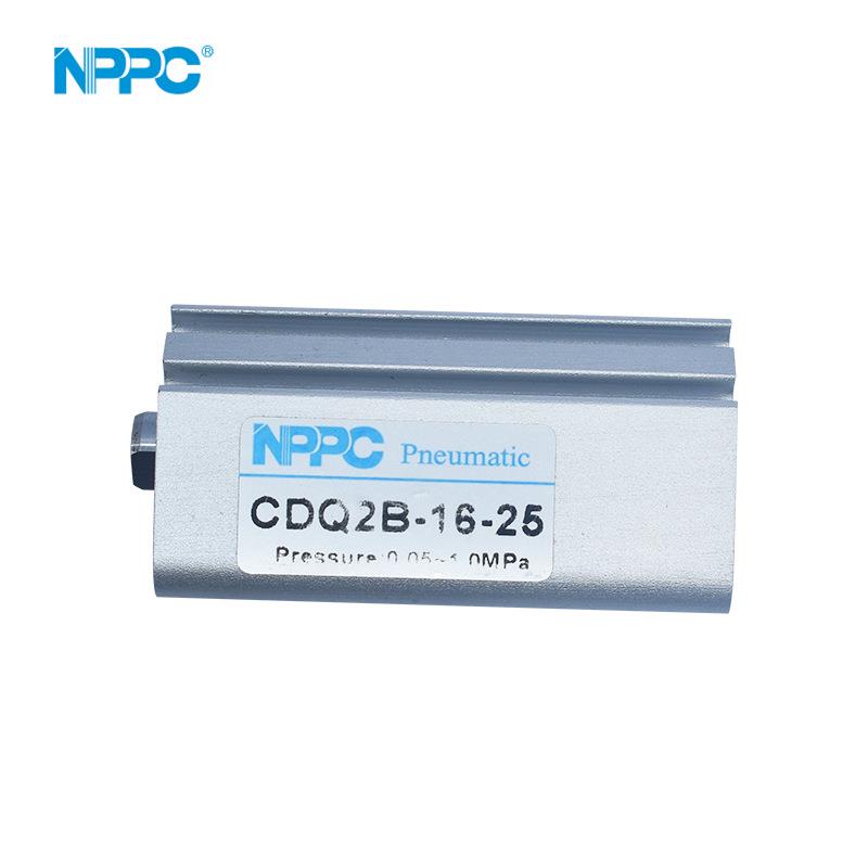 厂家CQ2系列薄型气缸缸径CDQ2B-16-25内置磁环型可调气缸