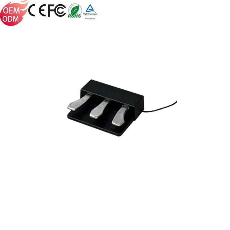 电子琴电钢琴通用延音踏板手卷钢琴键盘合成器金属钢琴脚踏板