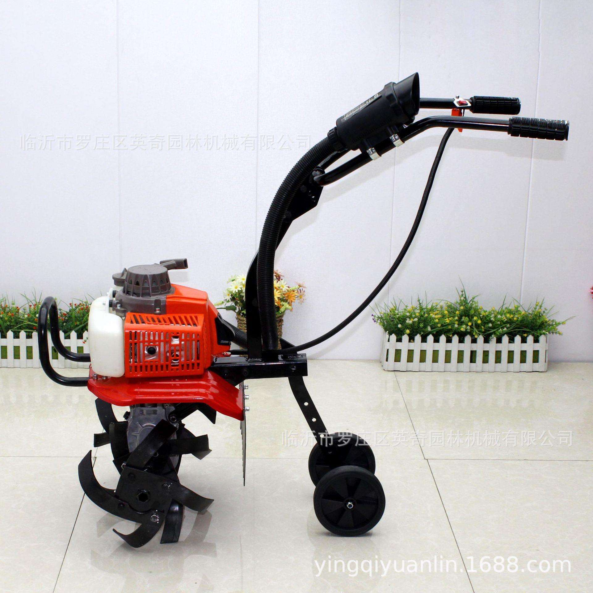 1E48F微耕机农用土壤松土翻土机家用小型旋耕机田园机及配件