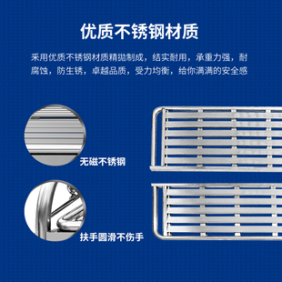 不锈钢沙发床折叠推拉现代简约三人位两用沙发椅午休床折叠床铁床