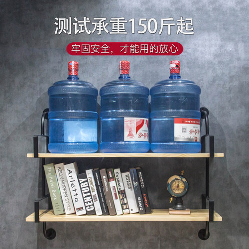 铁艺壁挂墙壁置物架厨房客厅书y架子多层一字隔板墙上收纳架承重