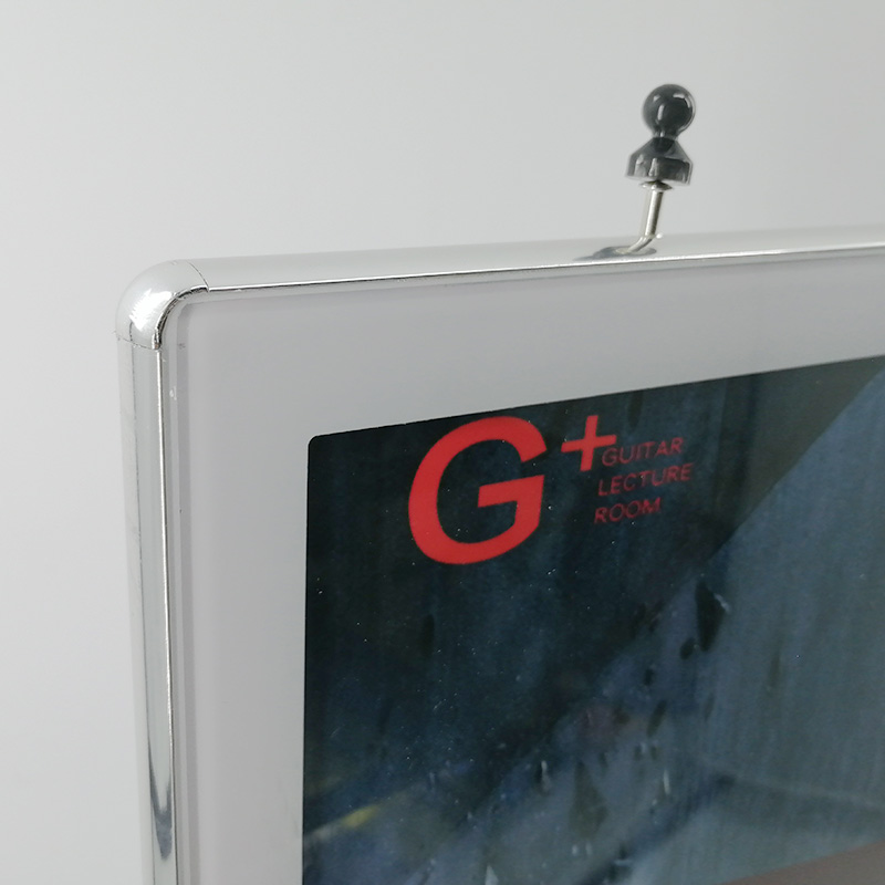 圆角电梯海报框分众画框展板制度海报框广告宣传展示板电梯传媒框