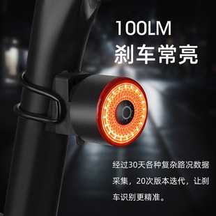 加雪龙LOOP 备 100自行车尾灯公路山地车夜骑灯智能磁吸警示骑行装