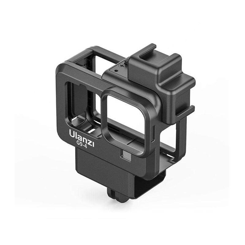 gopro10/9/8/7/6兔笼狗笼侧开充电外壳边框配件防摔保护套散热座