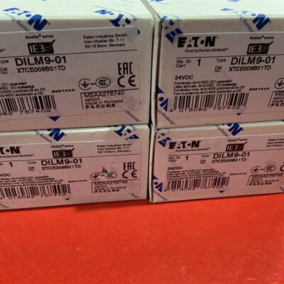 全新伊顿穆勒原装进口直流接触器 EATON DILM9-01 24VDC 实拍