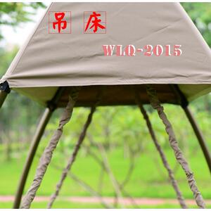 伟翔休闲户外家居温馨防蚊网纱透气吊床 遮阳休闲防潮铸铝秋千倚