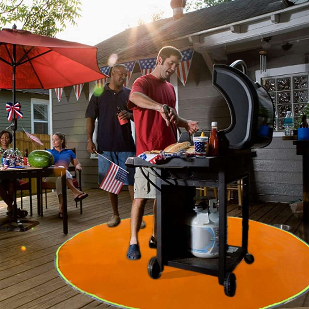 厂家现货烧烤垫壁炉毯聚会BBQ防火防油阻燃耐高温隔热垫壁炉毯