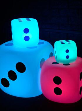 跨境LED七彩发光防水骰子塞子凳子 LED Cube&Stool 创意发光
