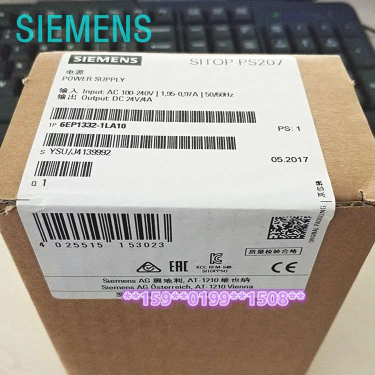 6EP1332-1LA10 SITOP PS207 4A电源 6EP1332-1LA1O AC100-240V