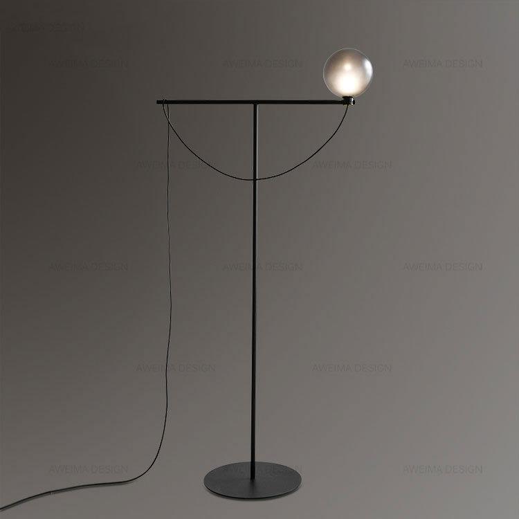 设计师艺术床头卧室样板房落地灯意大利后现代简约创意客厅落地灯