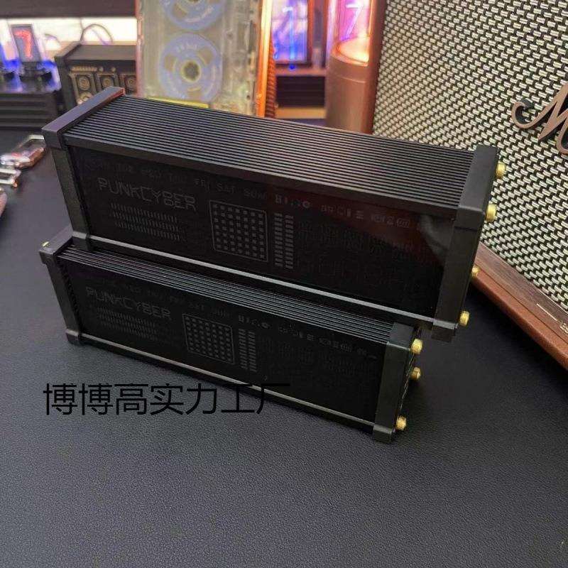 PUNKCYBER创意桌面WFD复古电子拟荧光管时钟赛博男友仪式