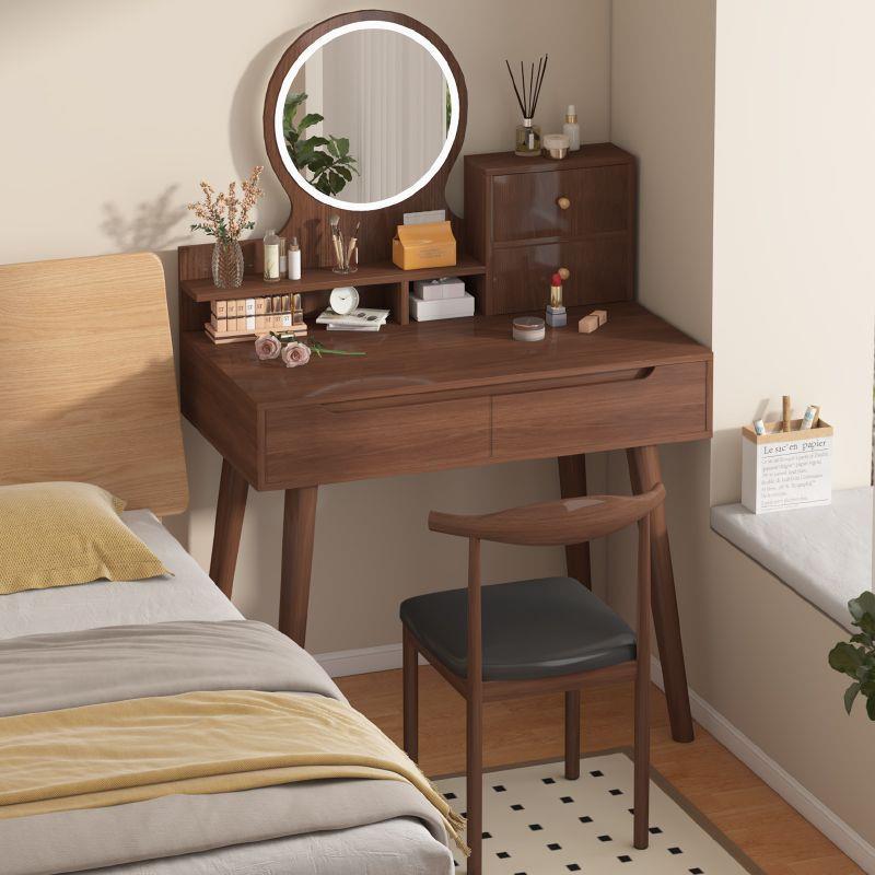 现代简约2024新款小型化妆台新中式主卧小户型化妆桌子梳妆台卧室