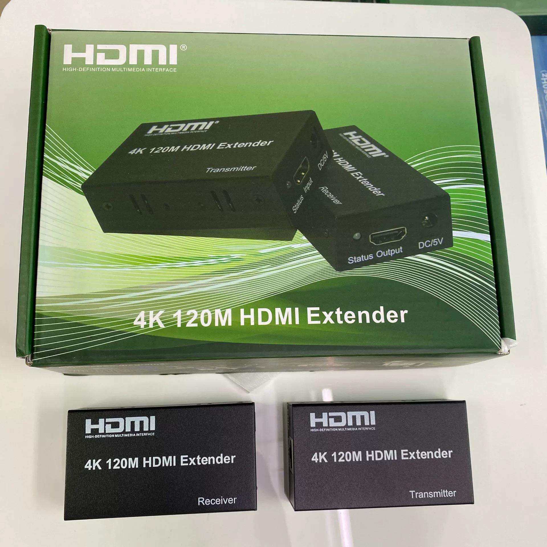 4K 120M HDMI Extender 网线 RJ45 TO HDMI延长器高清4K/30hz绿盒