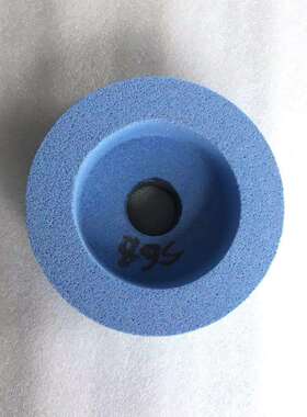 河南科美 陶瓷内圆磨SG单面凹小砂轮 蓝刚玉蓝色SG沙轮可订