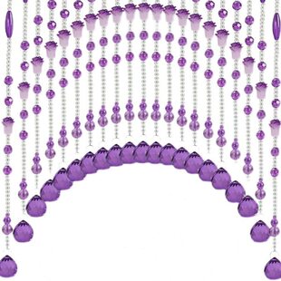 水晶过帘新款生白菜门帘客厅玄关隔断珠道卫紫间门对门葫芦免打孔