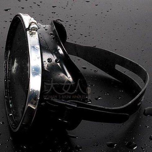 钢化玻璃潜潜水m水平潜水面罩游泳镜潜水面镜潜水眼镜硅胶专业镜