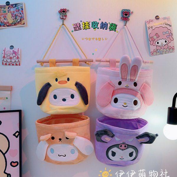 美乐蒂库洛米毛绒收纳袋挂袋墙挂式门后大容量悬挂篮宿舍墙上挂兜,居家布艺,挂袋,淘宝优惠券,粉丝福利购,淘宝优惠卷