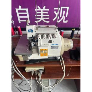 杰克 布鲁斯 八成电脑直驱静音锁边机工业缝纫机拷边旧打码边机打