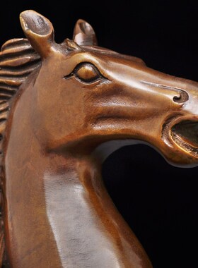 彩铜马到成功摆件招财马生肖前程似锦家居客厅办公室玄关装饰品