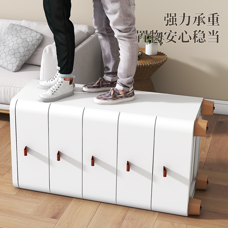 25/30/38/60cm日式柜抽屉式夹缝收纳柜子客厅卧室厨房家用储置物