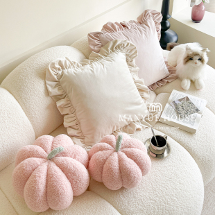 M.life 抱枕靠垫可爱靠枕腰靠枕抱枕 ins风少女心南瓜样板间F软装