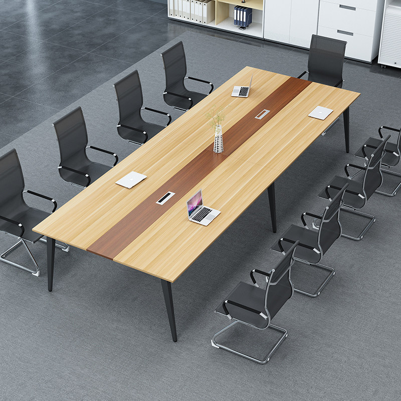 会议桌长桌办公桌长条桌员工培训简约现代简易工作台洽谈桌椅组合
