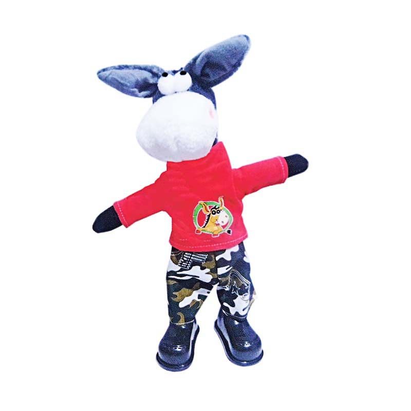 摇头驴会跳舞学说话毛驴公仔多嘴摇滚会唱歌摇摆电动疯狂毛绒玩具