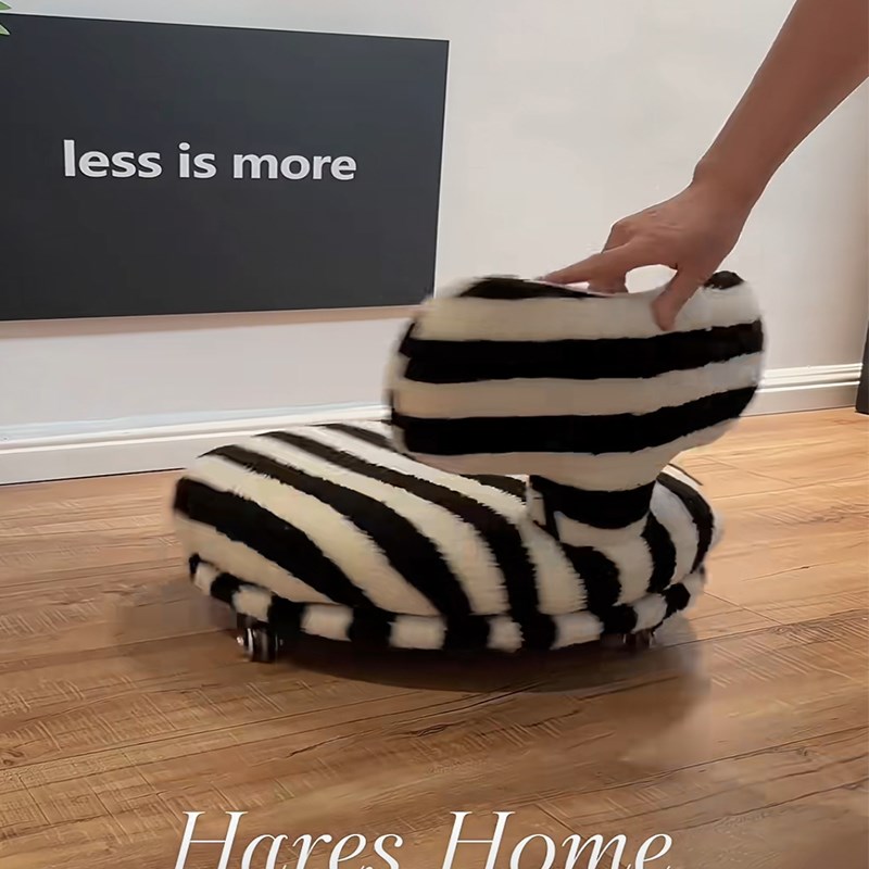 万向轮小凳子家用滑轮矮凳子移动带轮板凳网红小圆凳沙发凳小椅子