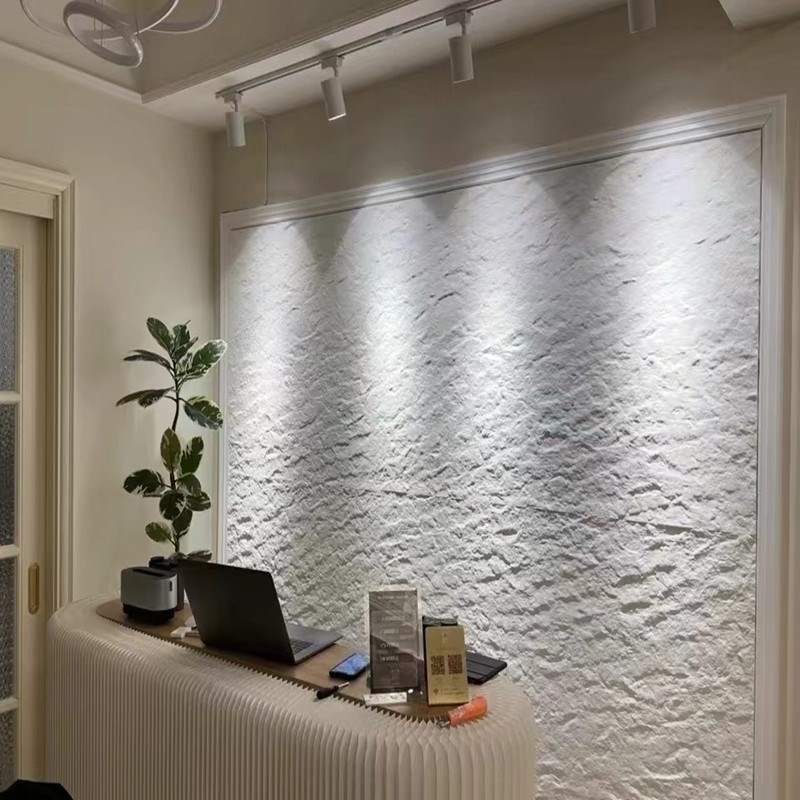 软瓷工装商用柔性石材服装理发店铺装修背景墙板新型别墅外墙装饰