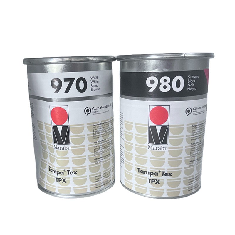 玛莱宝TPX无感标签油墨 唛头油墨 布G标油墨 纺织品油墨移印耐水