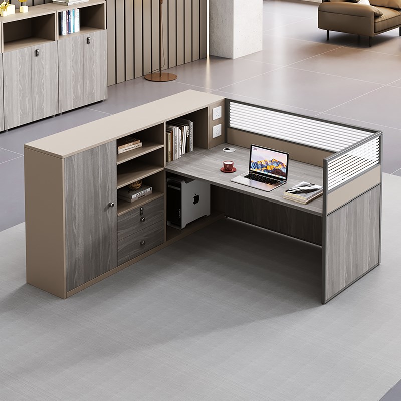 职员桌办公桌简约现代员工位双人4四人6人办公室员工位工作桌子