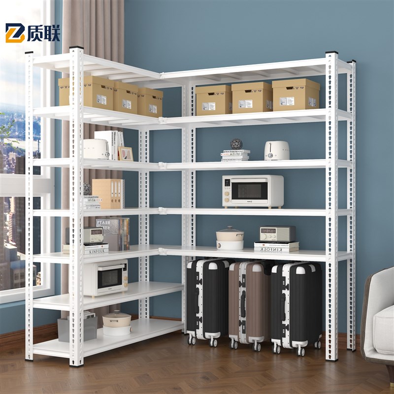 转角货架L型货架800库货架办公角落货架拐角架子阳台置物架储物间